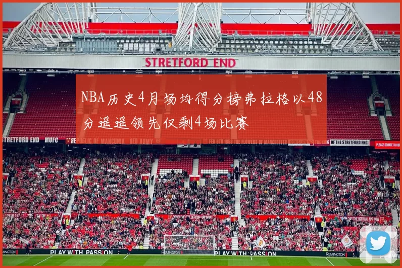 NBA历史4月场均得分榜弗拉格以48分遥遥领先仅剩4场比赛